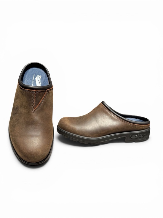 NEW Blundstone Originals #2421 Antique Brown Leather‎ Mule Clogs Men’s US 10 main image 15